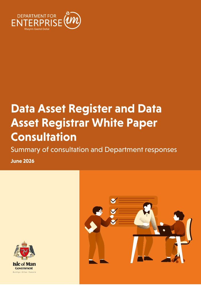 Data Asset Register — Consultation Responses — front cover