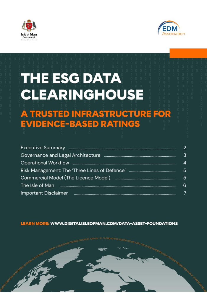 The ESG Data Clearinghouse — front cover